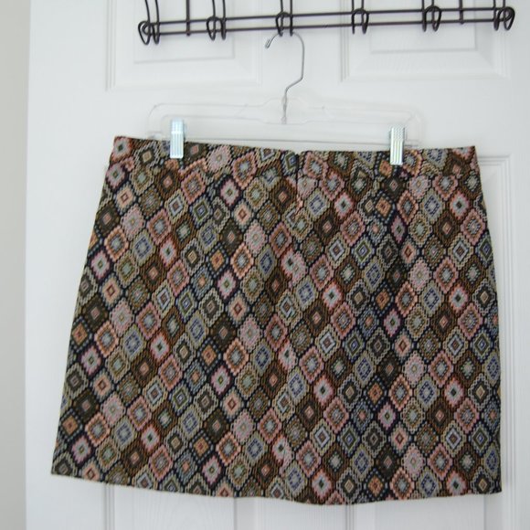 Simply Noelle Tapestry Like A Line Skirt Size L-XL - Picture 3 of 10